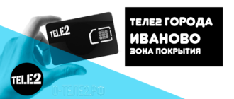 Tele2 Иваново – зона покрытия оператора мобильной связи